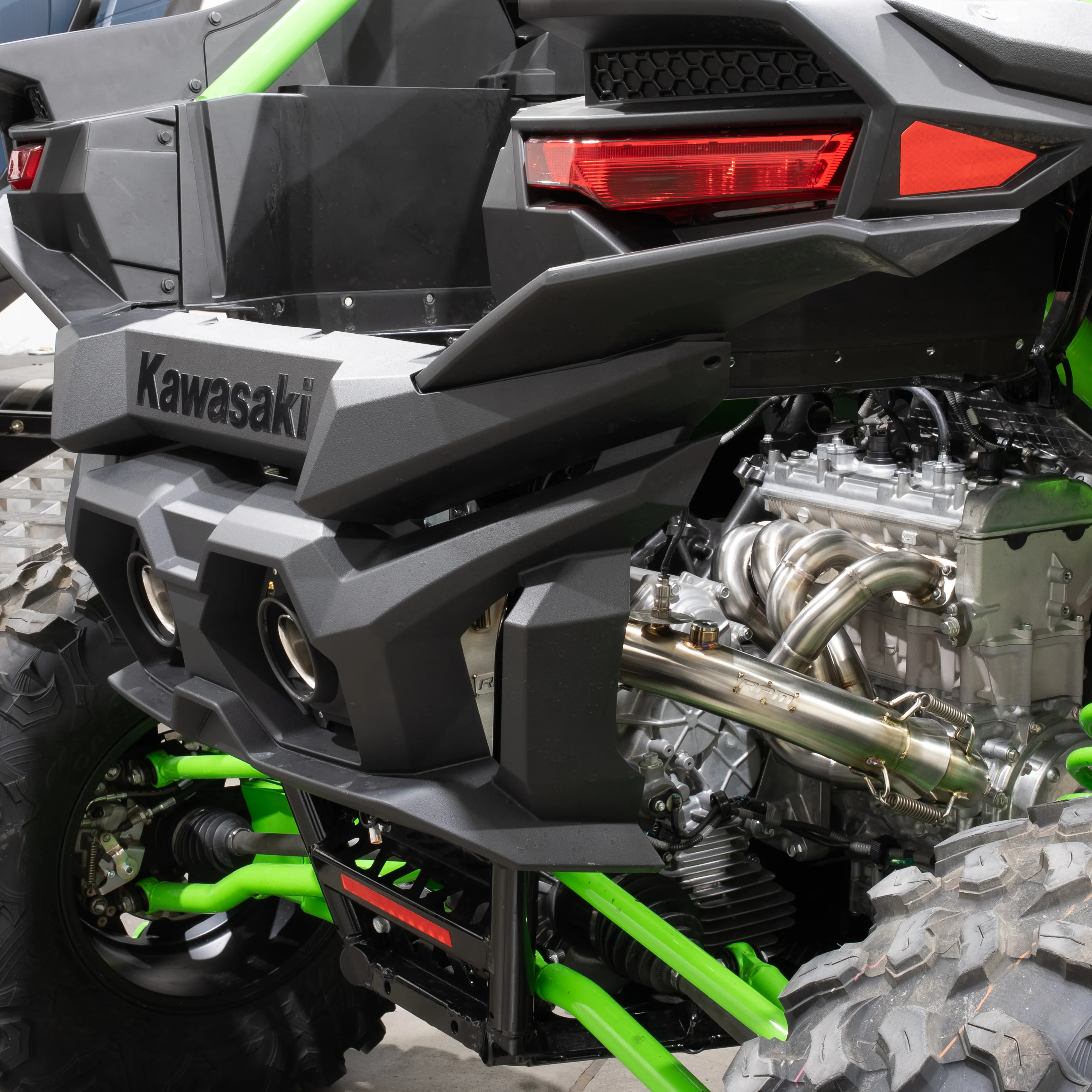 RPM SxS Kawasaki Teryx H2 2.5" Full Exhaust System with Chambered Muffler + Optional E-Valve - Image 15