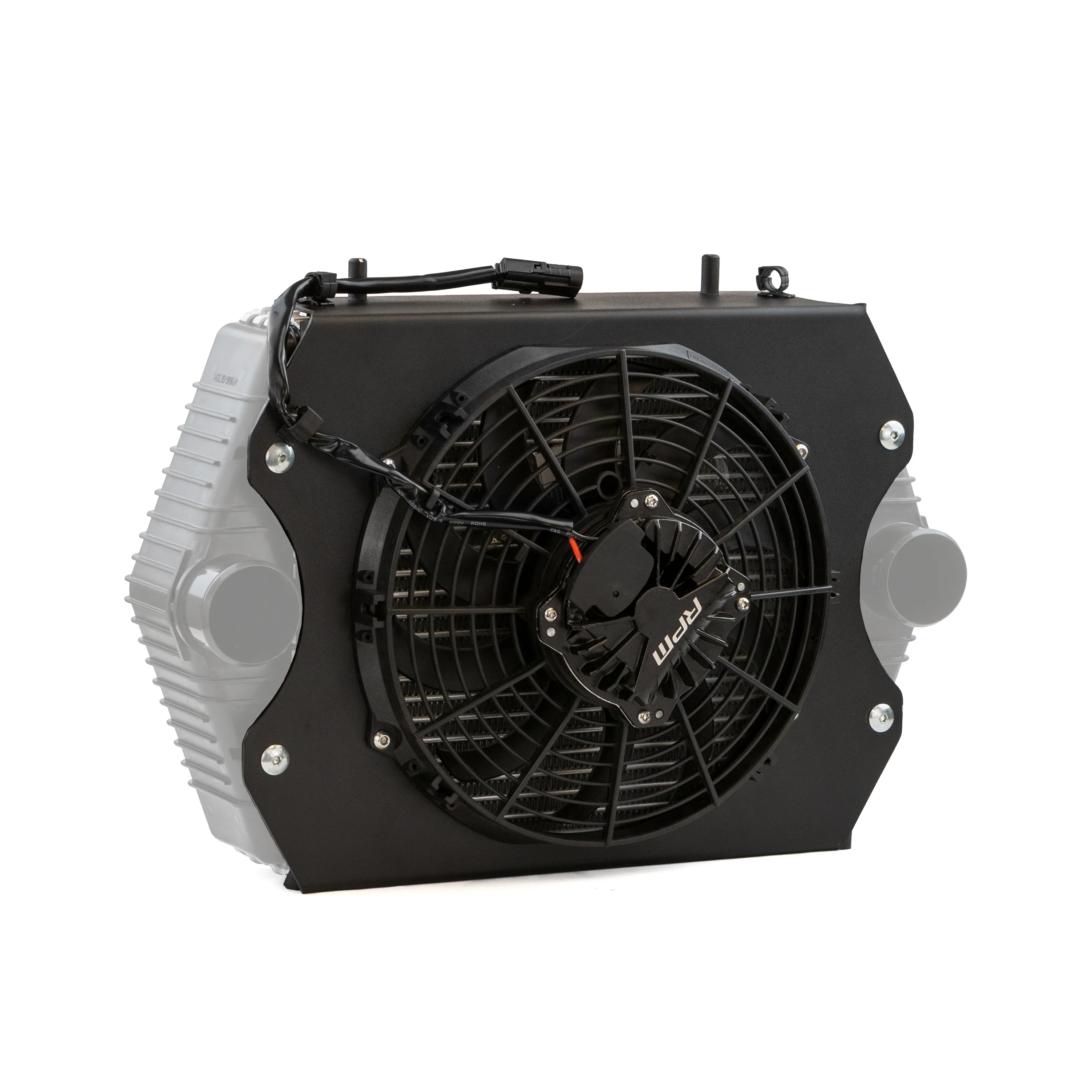 RPM Kawasaki H2 Brushless Stock Intercooler Fan & Sealed Shroud Kit - Image 3