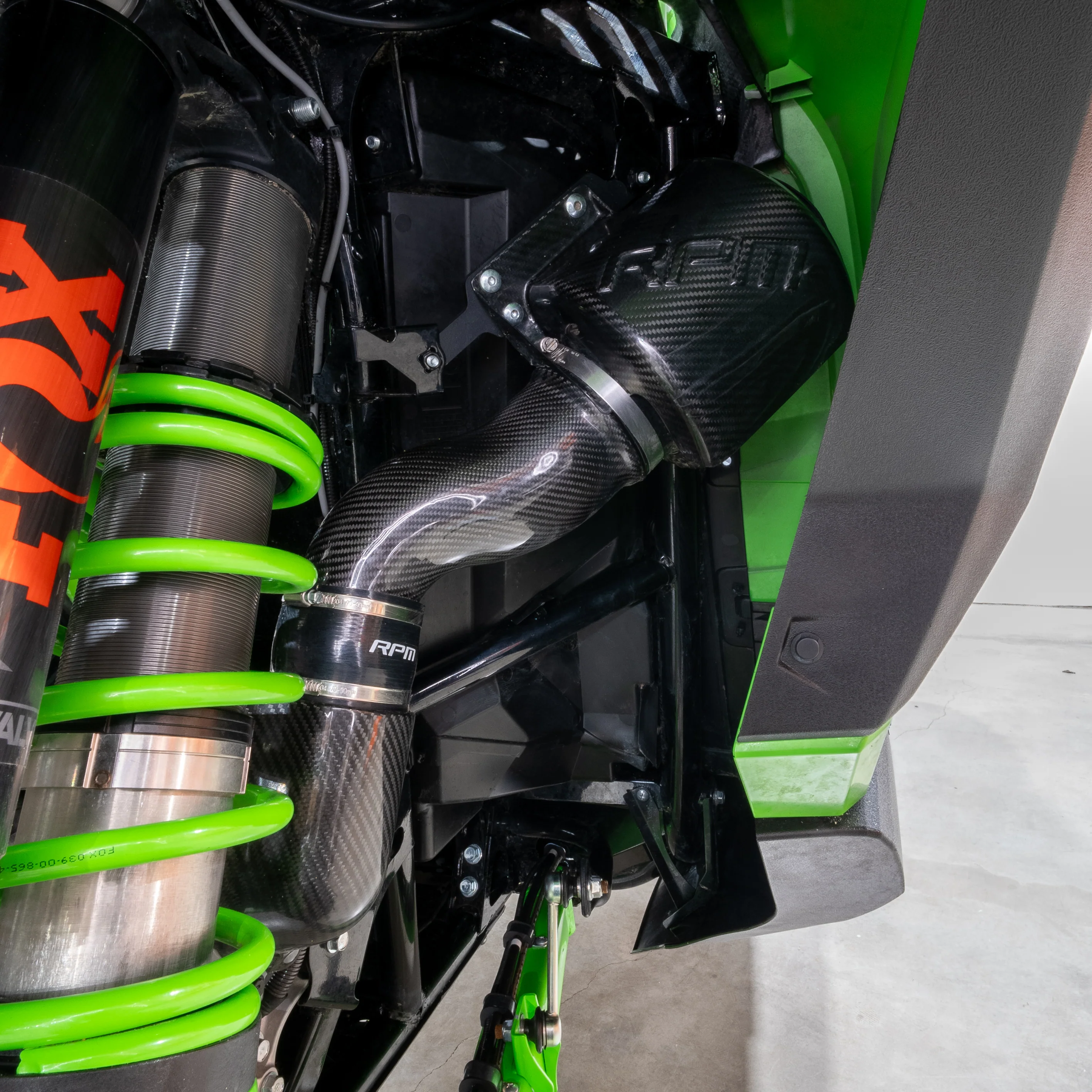 RPM Kawasaki Teryx H2 Supercharged Carbon Cold Air High Flow Race Intake - Image 7