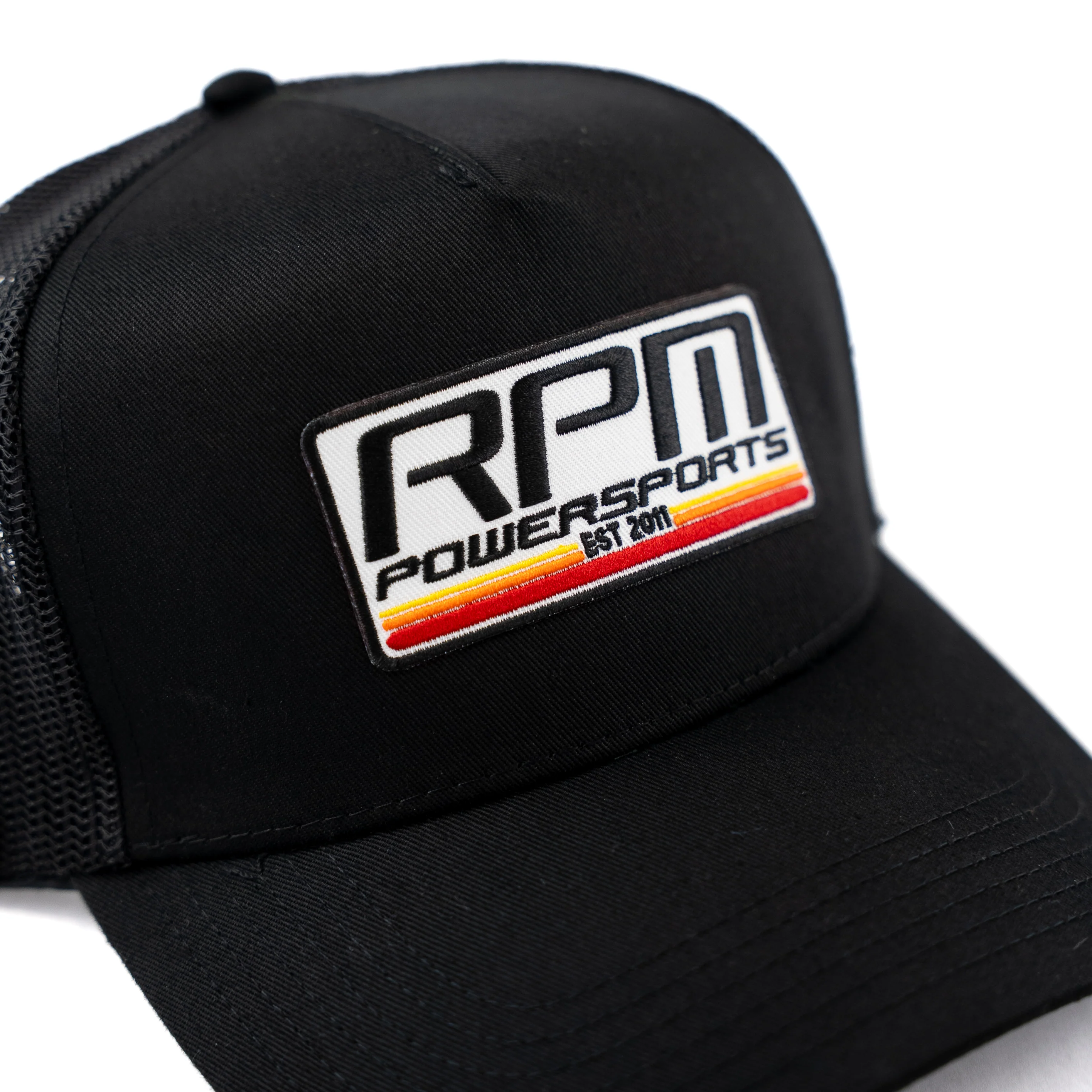 RPM Black Trucker Hat - Image 2